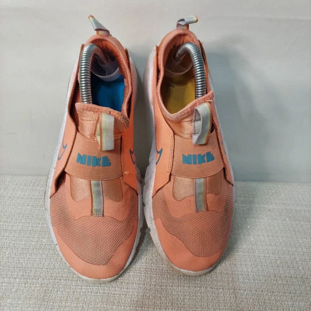 Nike Flex Runner 2 GS Arctic Orange Teal Nebula Kids 6Y DM4208-600 Slip On Shoes